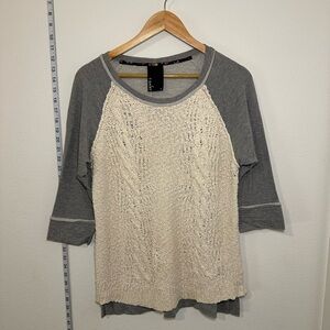 ANTHRO Cable Kint Sweater